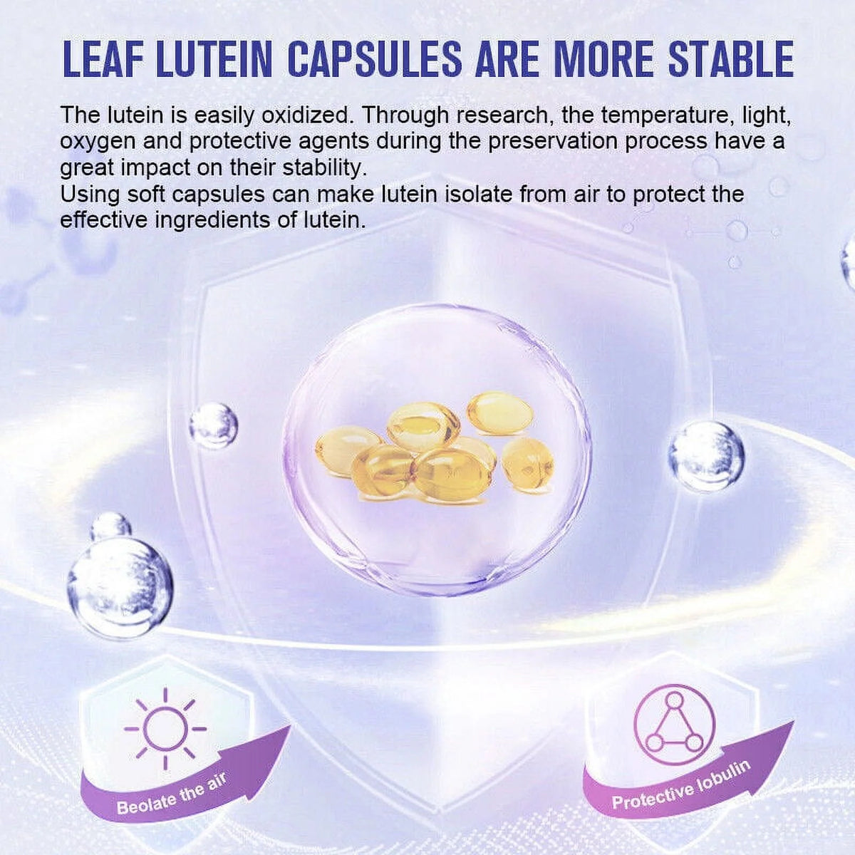 Lutein 40 mg Eye Health Vitamins 120 Softgels R11194
