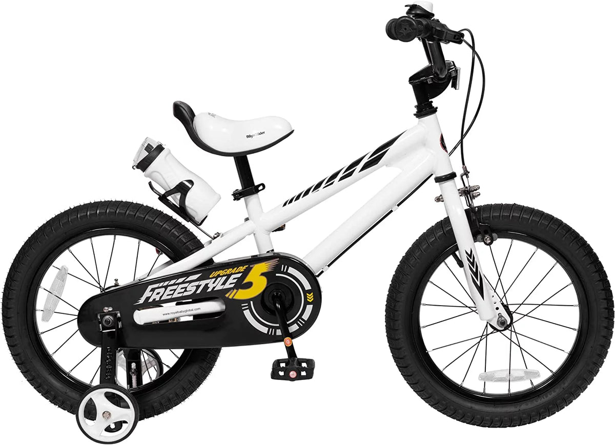 14 In Black Kids Bike with Training Wheels Z90452