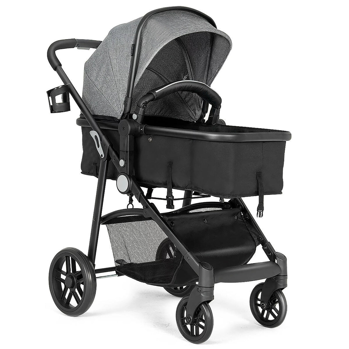 Foldable Baby Stroller Black B6894