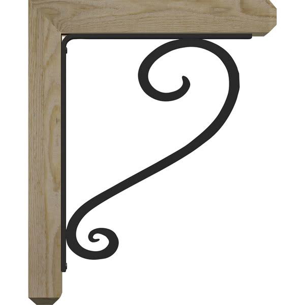 Douglas Fir Iron Bracket N5409
