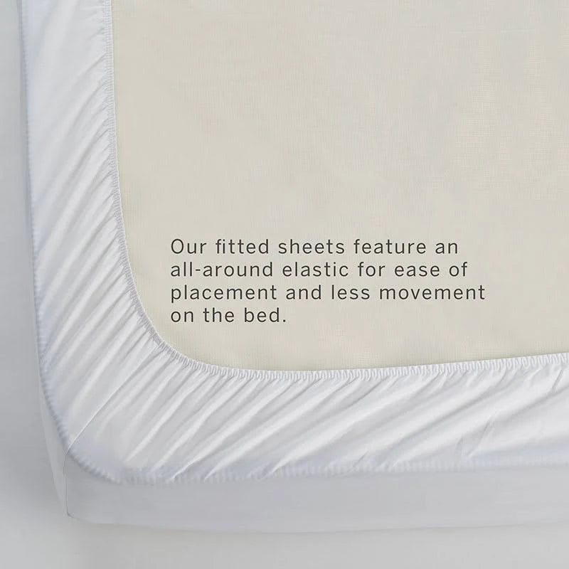 Midnight Blue Supima Cotton Sateen California King Fitted Sheet H4873