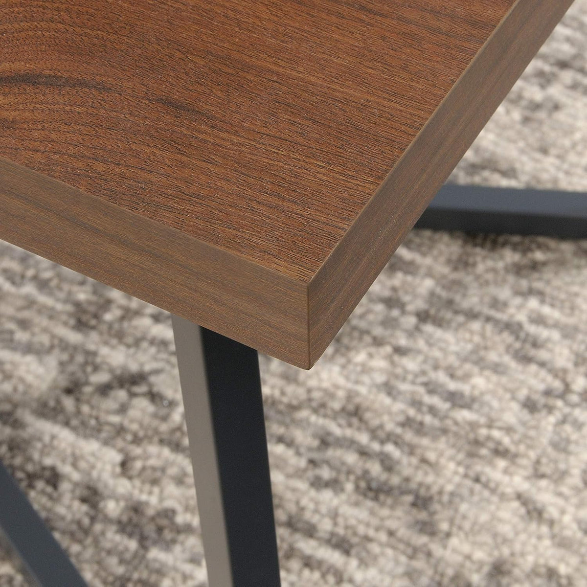 Coffee Table, Grand Walnut Finish, Pack of 2 S225397