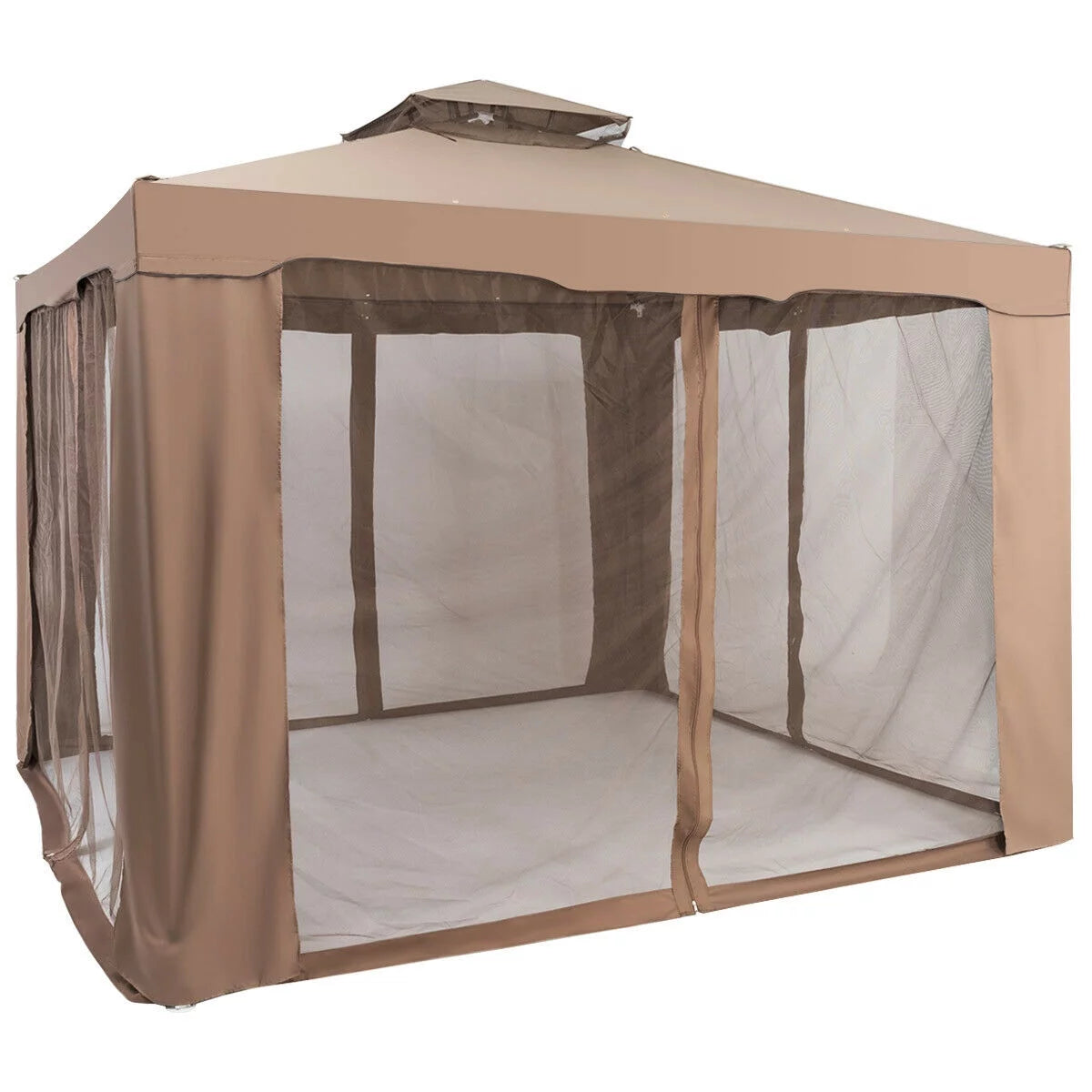10'x 10' Canopy Gazebo with Mosquito Netting Z16234