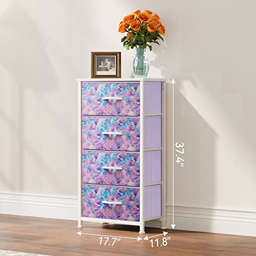 Fabric Dresser with 4 Drawers E740685