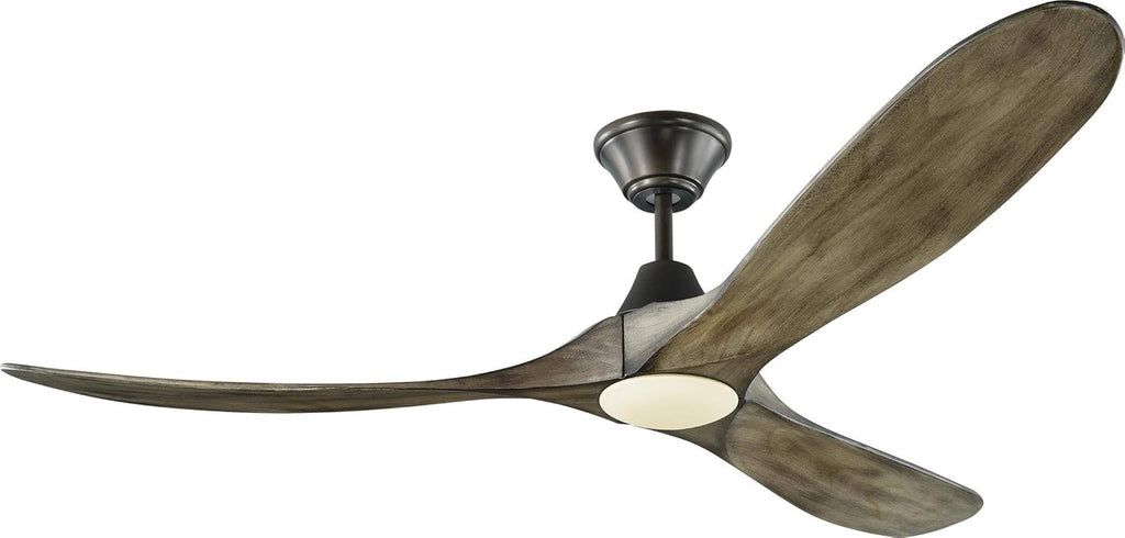 Matte Black 60 Ceiling Fan with LED Light and Remote Control X1343