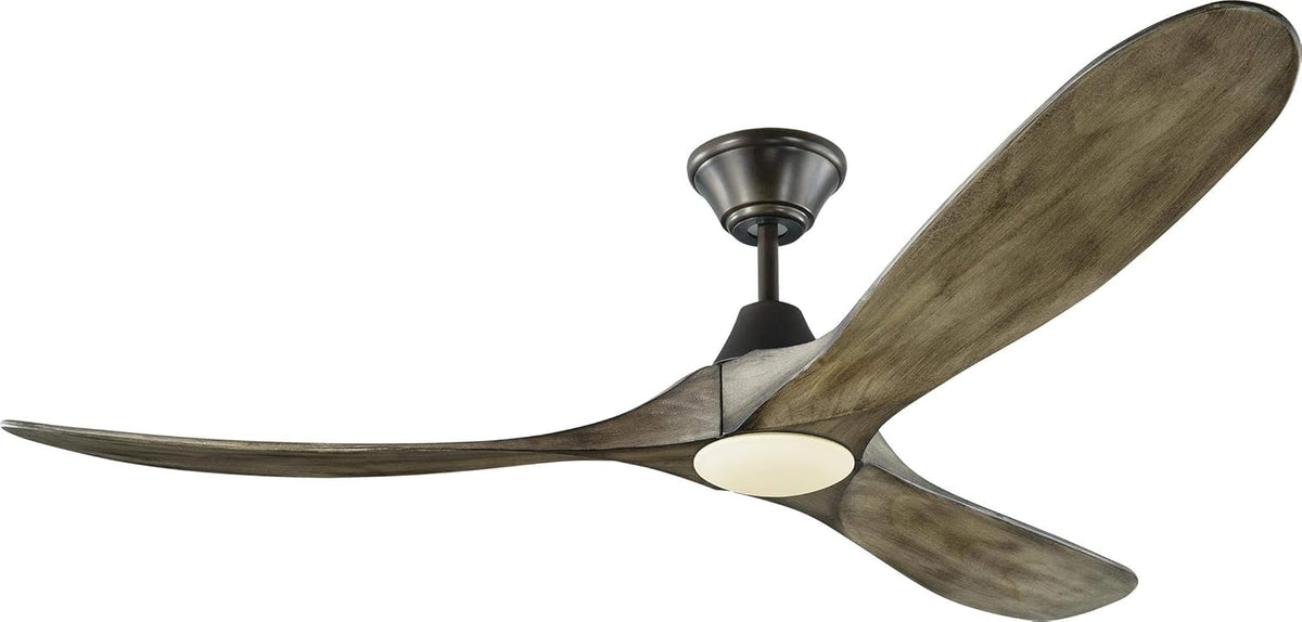 Matte Black 60 Ceiling Fan with LED Light and Remote Control X1343