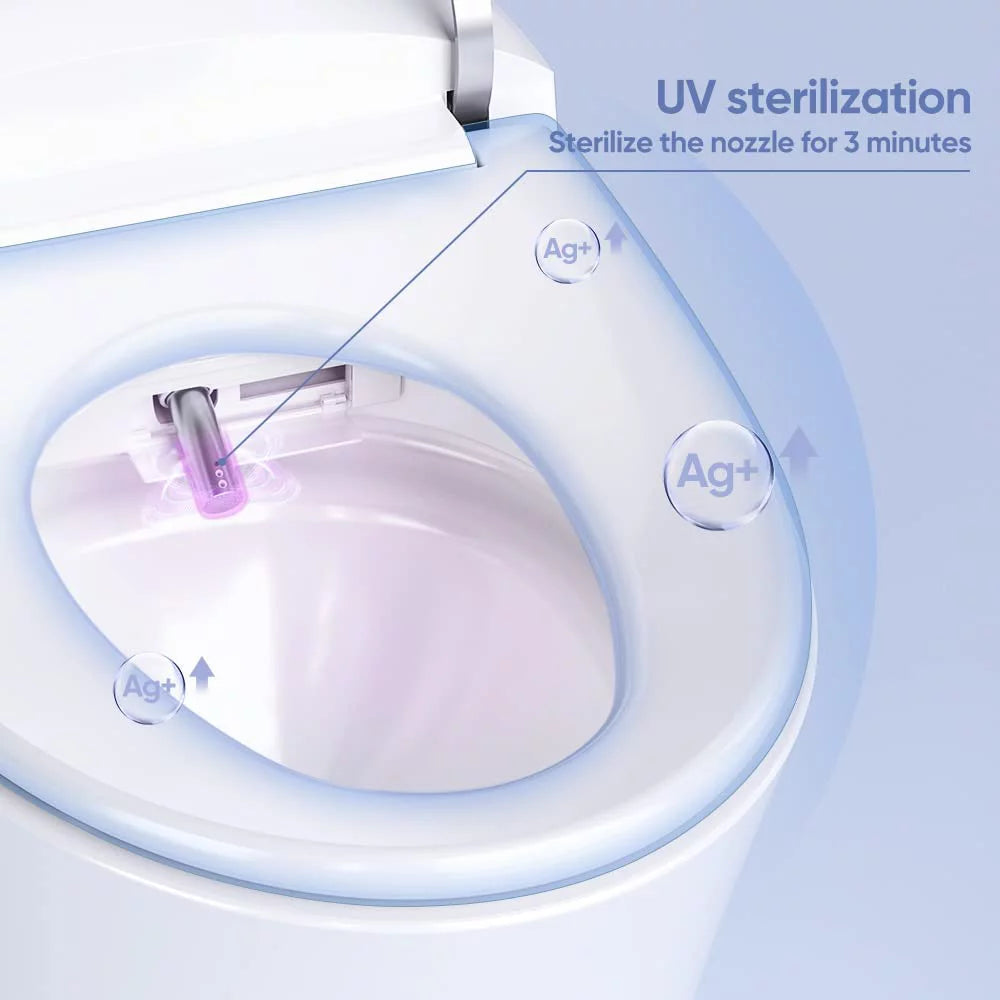 Smart Heated Bidet Toilet with Remote Control B608