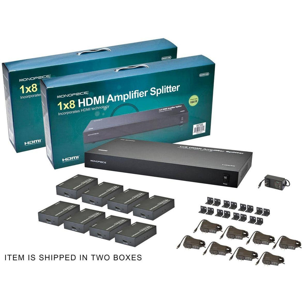 1x8 HDMI Amplifier Splitter Over Cat5e/Cat6 A8922