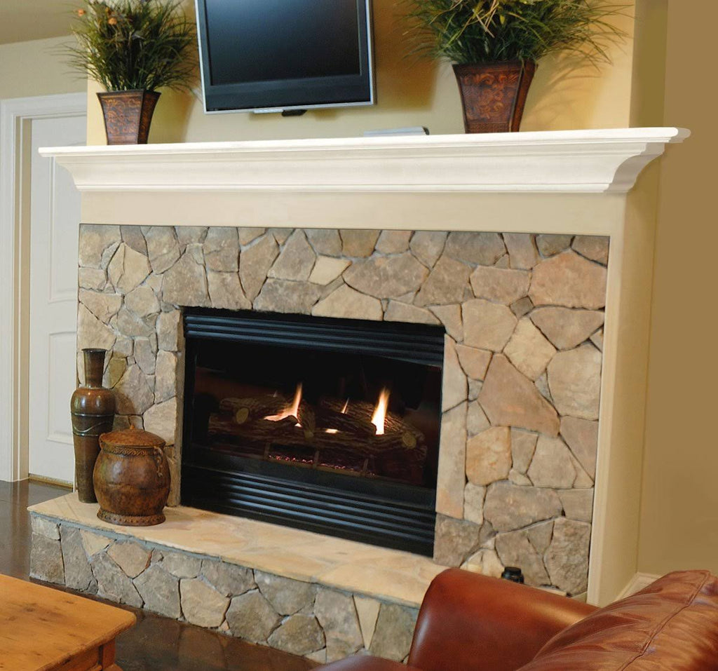White MDF Mantel Shelf 48x22 U235