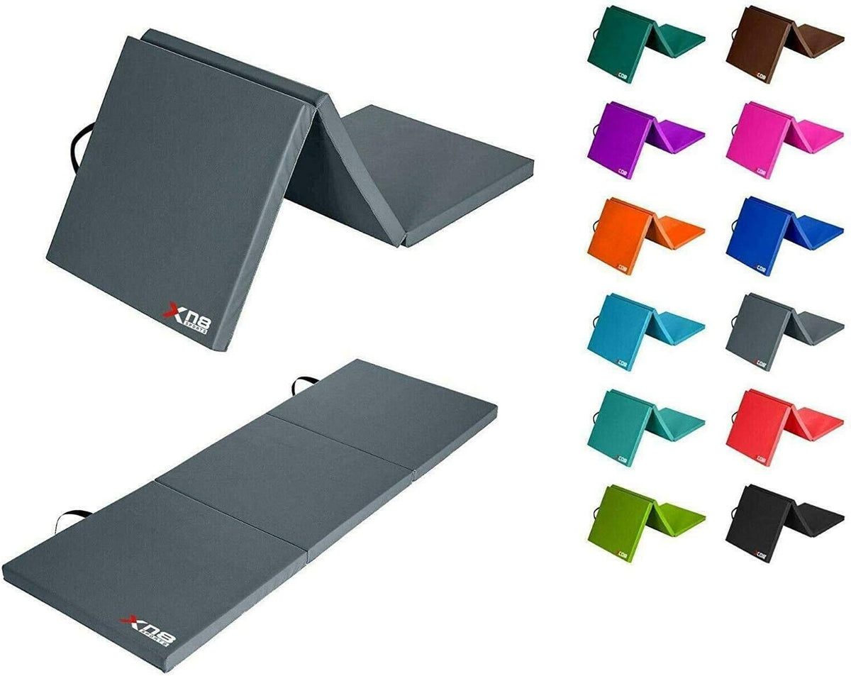 Tri-Fold 2.4 Thick Exercise Mat with Carrying Handles G324