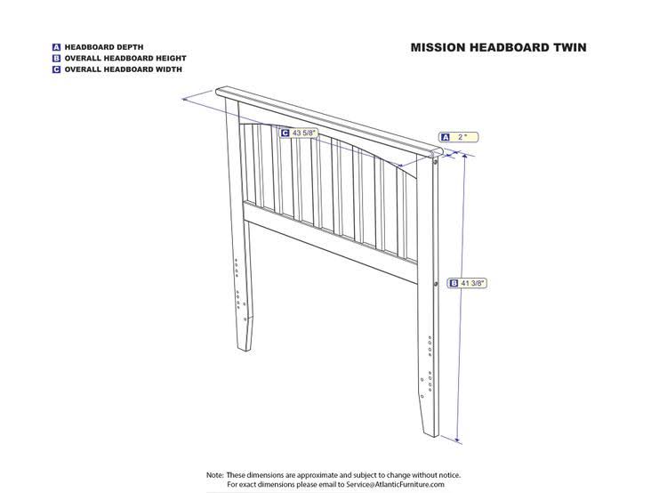 White Headboard C55477