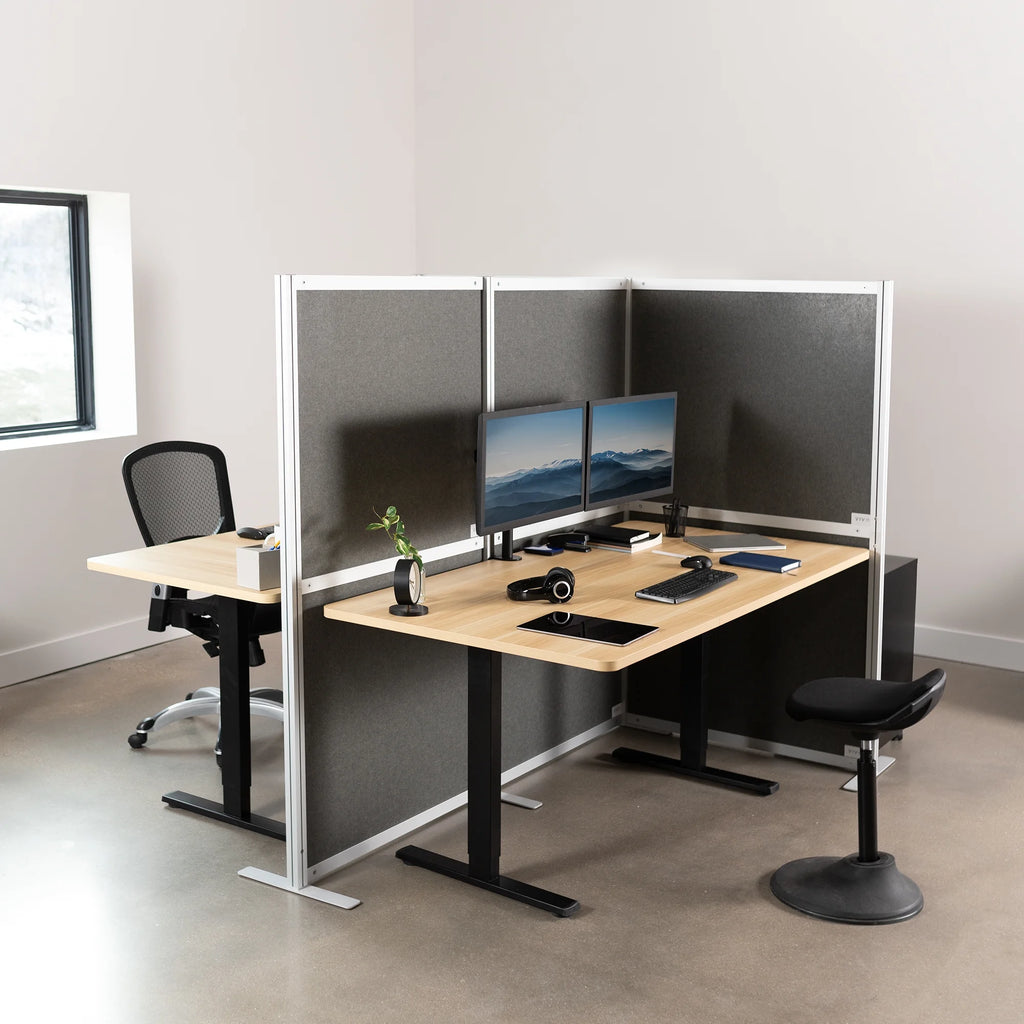 T-Shaped Modular Wall System, 4 PET Panels I244357