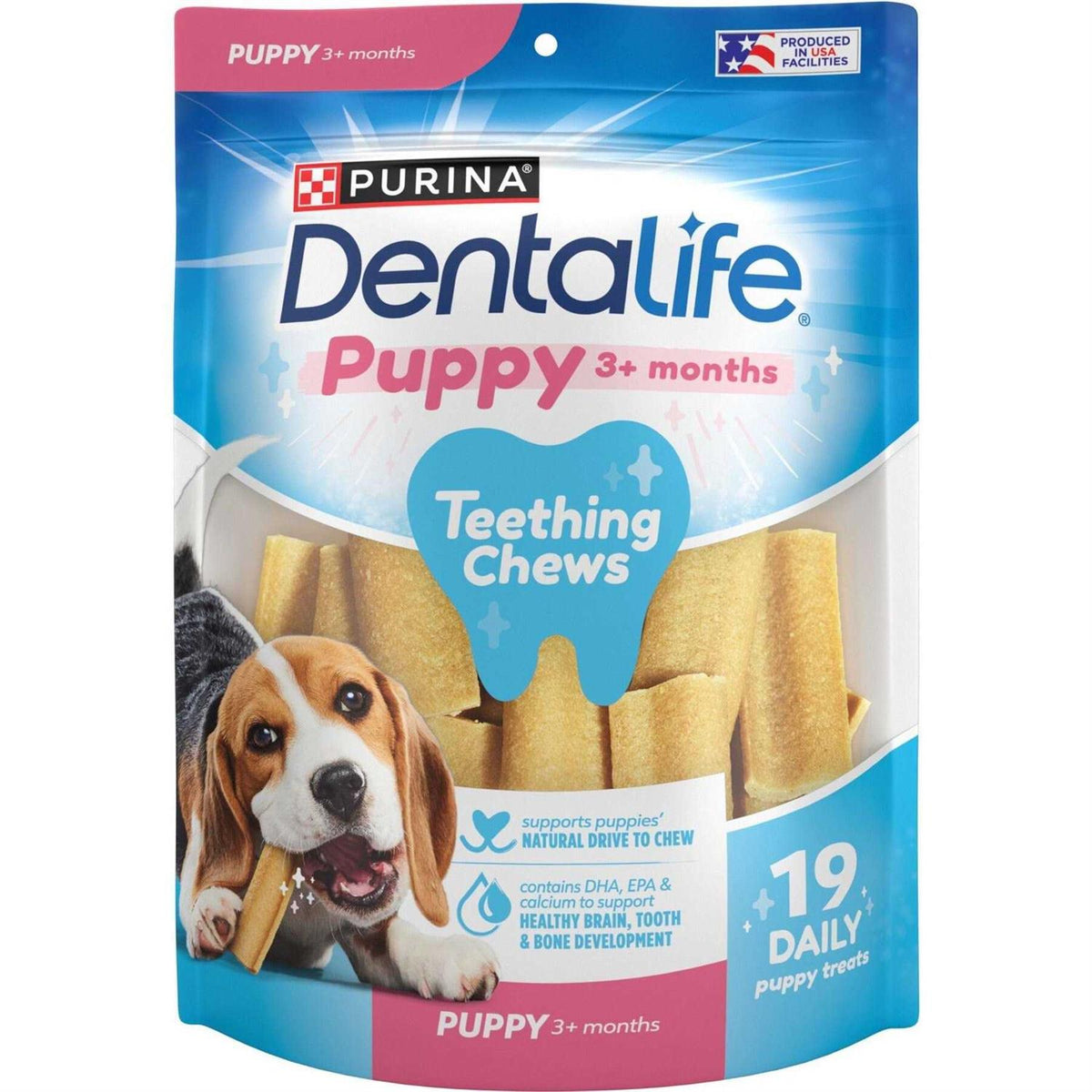 Chicken Flavored Puppy Teething Dental Chews V29841