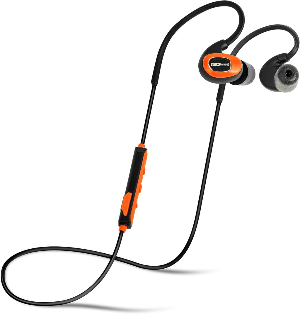 Matte Black Bluetooth Earplug Headphones with Noise Cancelling Mic R11874