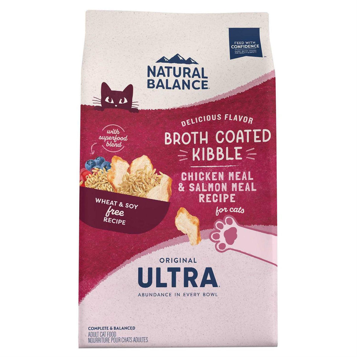 Indoor Chicken & Salmon Meal Dry Cat Food J392