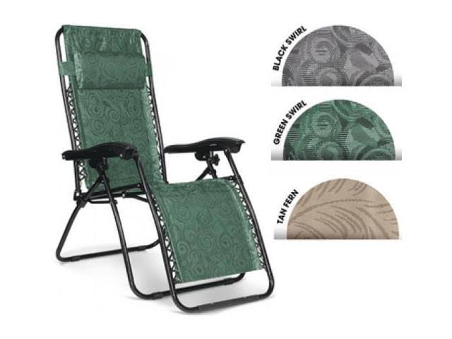 Black Swirl Zero Gravity Recliner M684