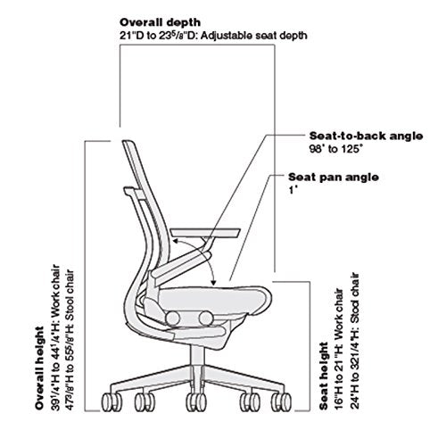 Ergonomic Office Chair with Wheels M84864