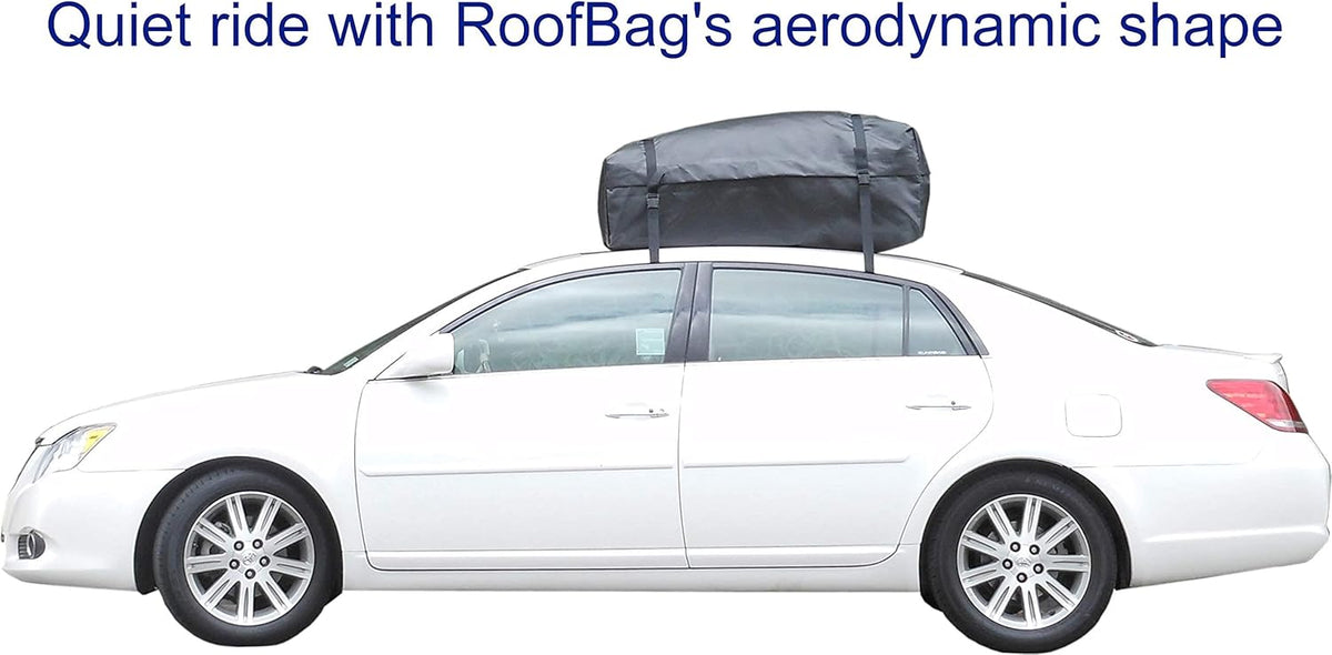 11 Cubic Feet Waterproof Rooftop Cargo Carrier with Straps and Storage Bag S300