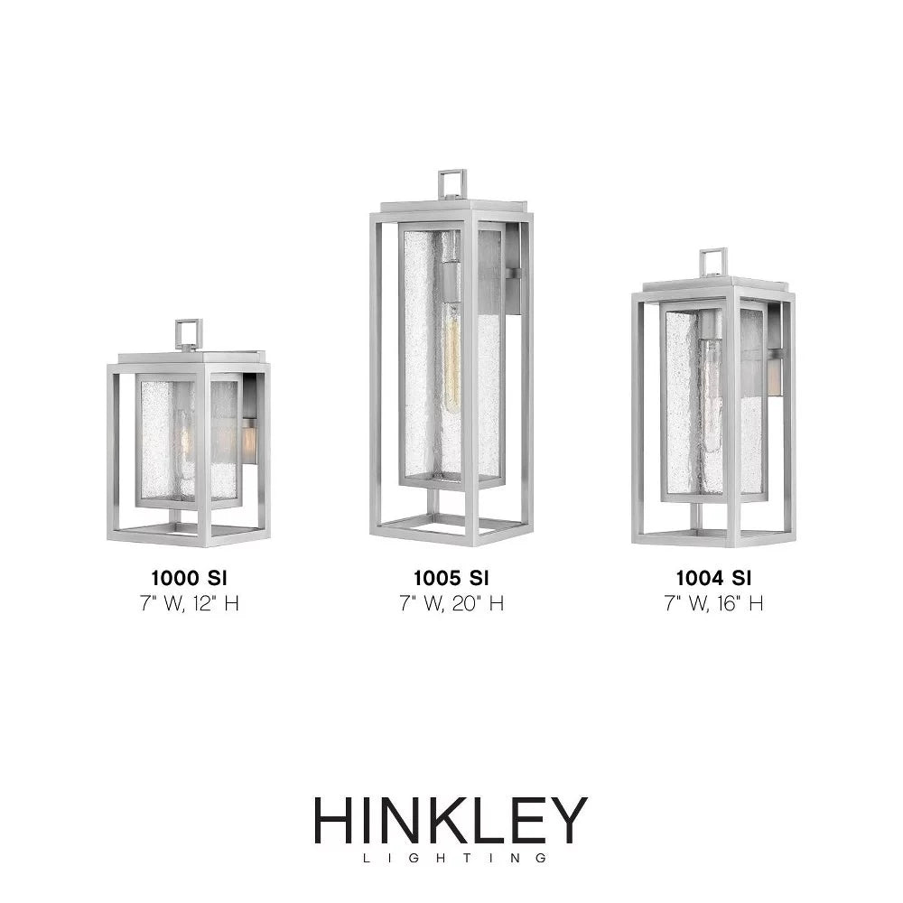 1-Light Large Outdoor Wall Lantern with Clear Seedy Glass G3244