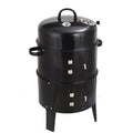 Charcoal Grill Smokeless Vertical BBQ Smoker Portable Meat Cooker C85969