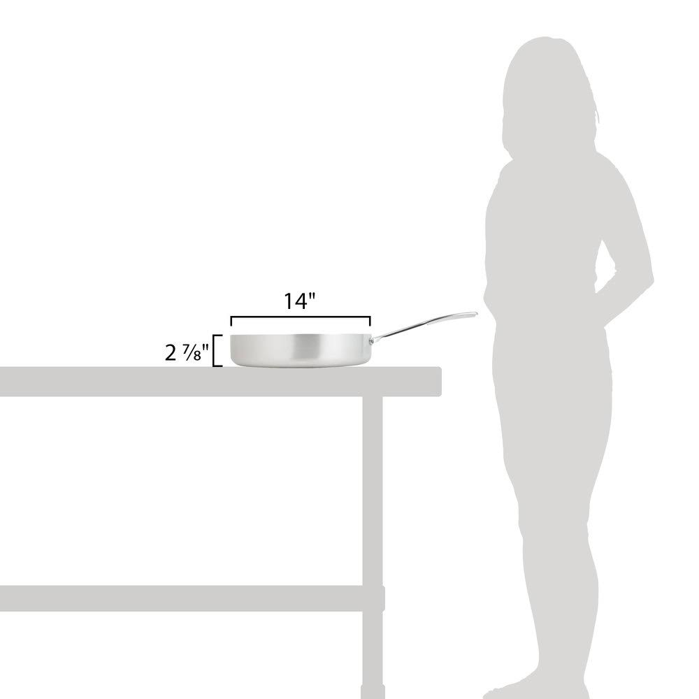 7 1/2 Quart Aluminum Saute Pan M48364