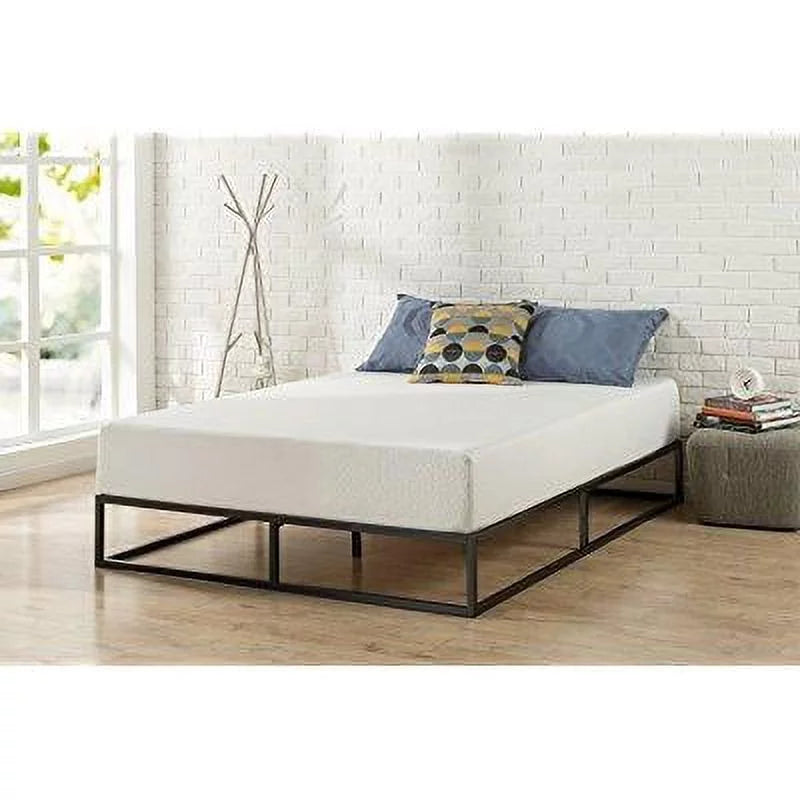 Queen Size Wood Slat Platform Bed Frame T4302