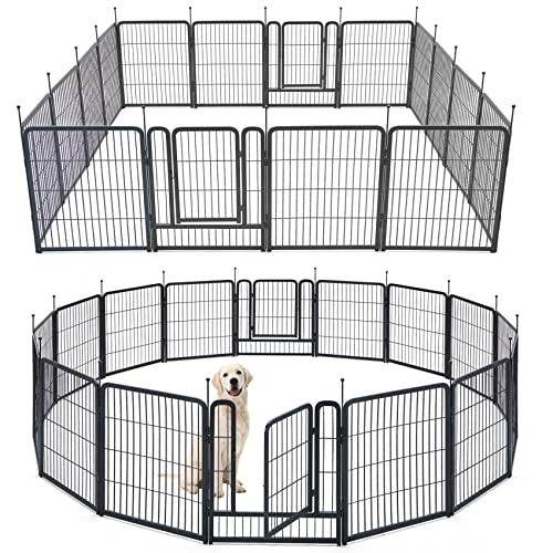 40" Height 16 Panels Dog Playpen F86004