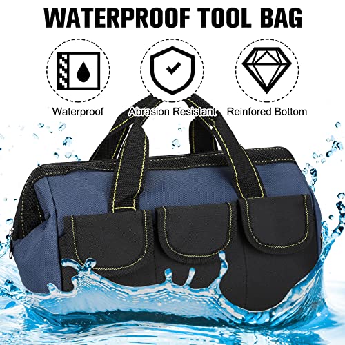 6 Pcs Heavy Duty Tool Bag with Hard Bottom N9471
