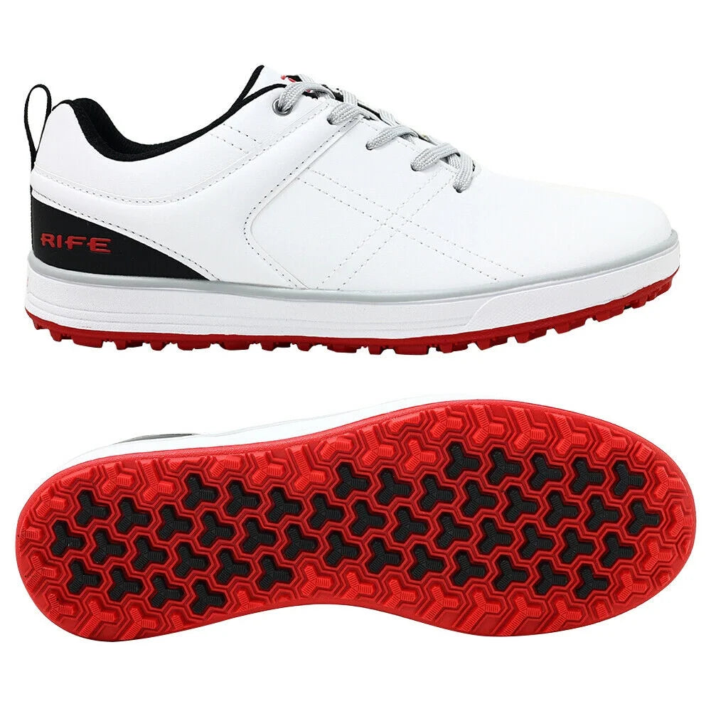 White Relaxed Comfort Fit Waterproof Golf Shoes M27270