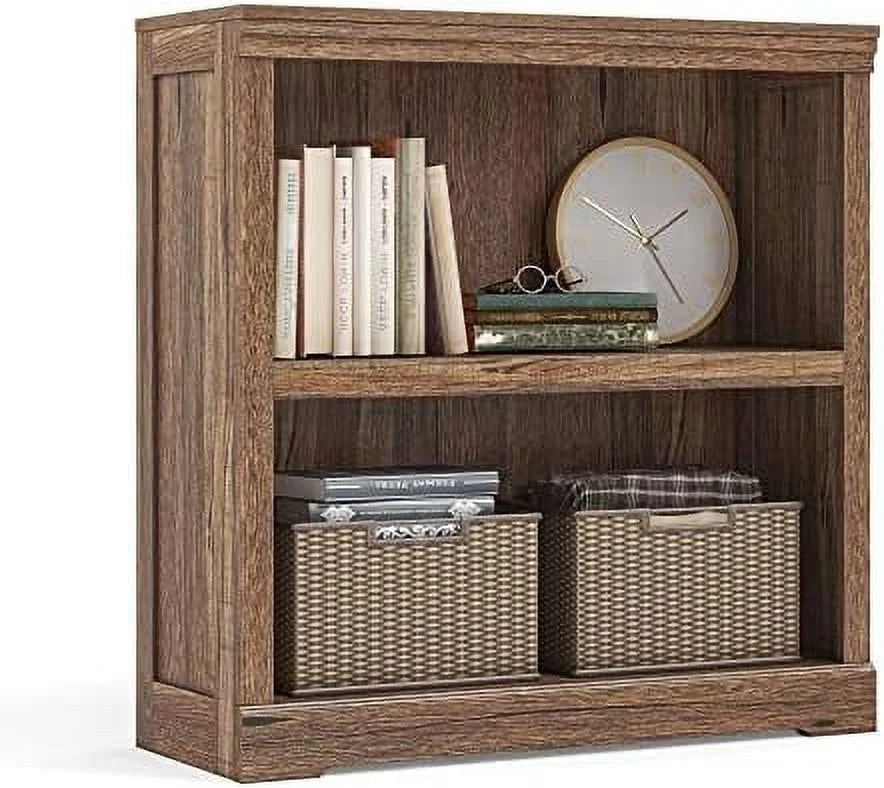 5- Bookcase Bookshelves Floor Standing Display Shelves 68 in Tall Light Brown K33492