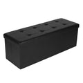 Faux Leather Storage Ottoman Bench W944025