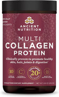 Collagen Peptides Powder, Multi Collagen Protein, Vitamin C, Probiotics, Hydrolyzed Collagen, Unflavored, 24 Servings V92664