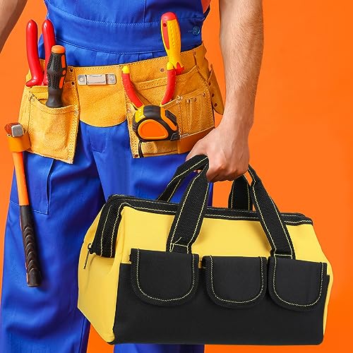 6 Pcs Heavy Duty Tool Bag with Hard Bottom N9471