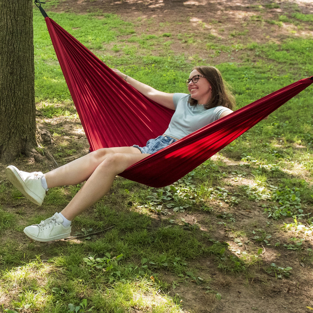 Recycled Brick Red 1 Person Hammock V7405