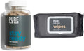 Vegan Fiber Supplement 120 Capsules and Micellar Aloe Wipes 48 Count S687671