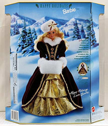 Happy Holidays Barbie Christmas 1996 Q4583