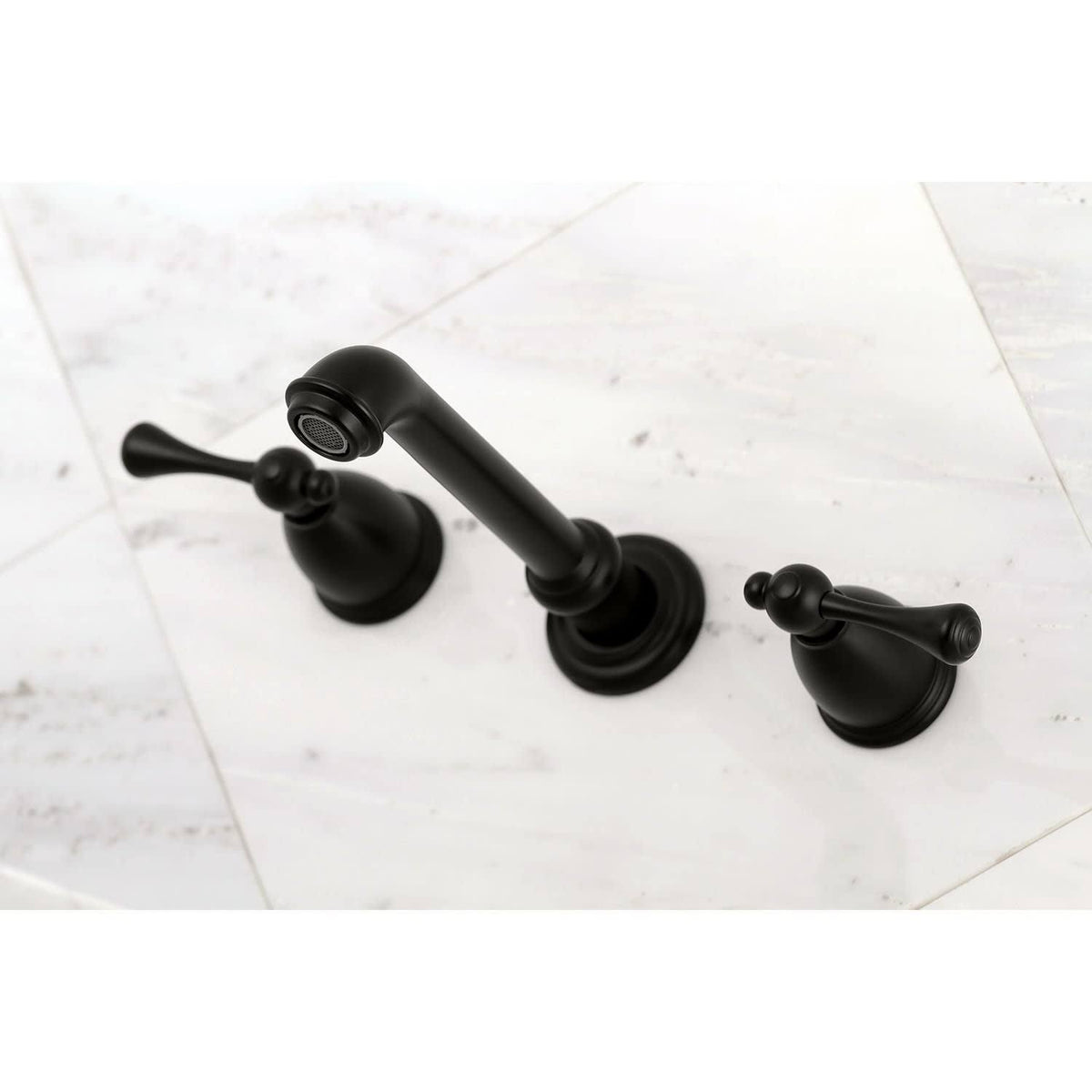 Polished Brass Center Wall Mount Bathroom Faucet V803870
