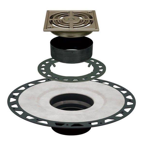 Brushed Nickel ABS Drain with Grate U806658