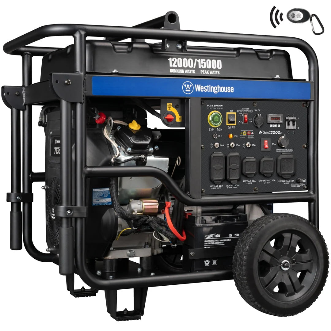 Portable Gas Generator with Electric Start F60386