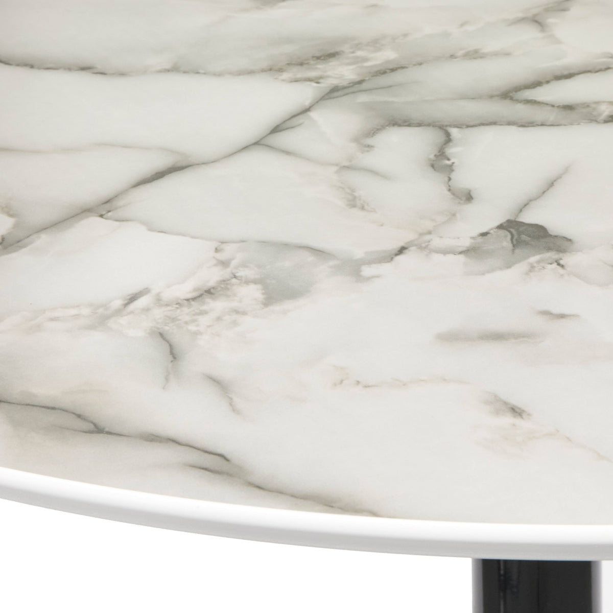 Round Faux Marble Dining Table H5365