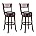 Cappuccino Swivel Stool, 29-Inch, Pack of 2 L585271