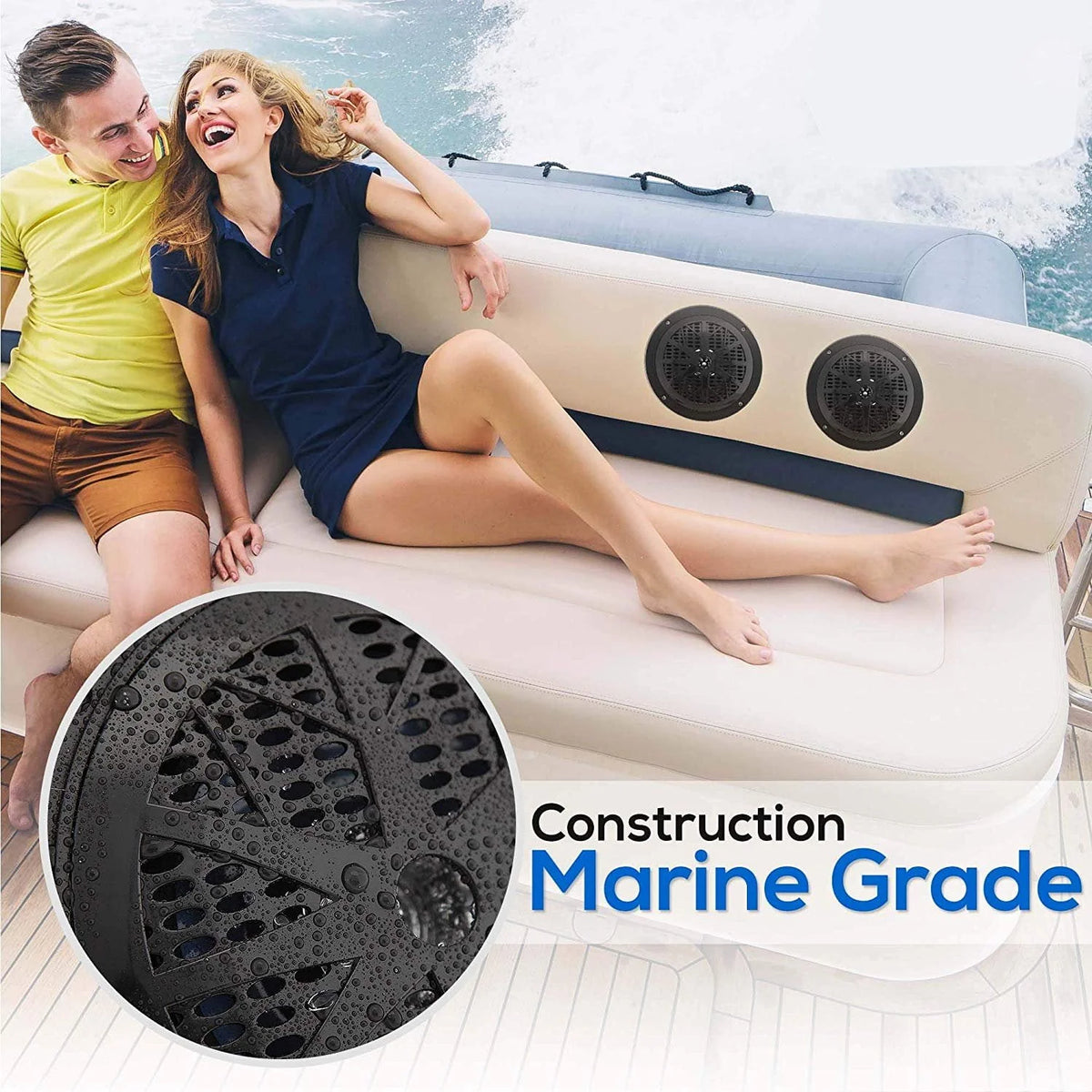 300 W Bluetooth Marine Stereo Receiver & Speaker Kit Z557