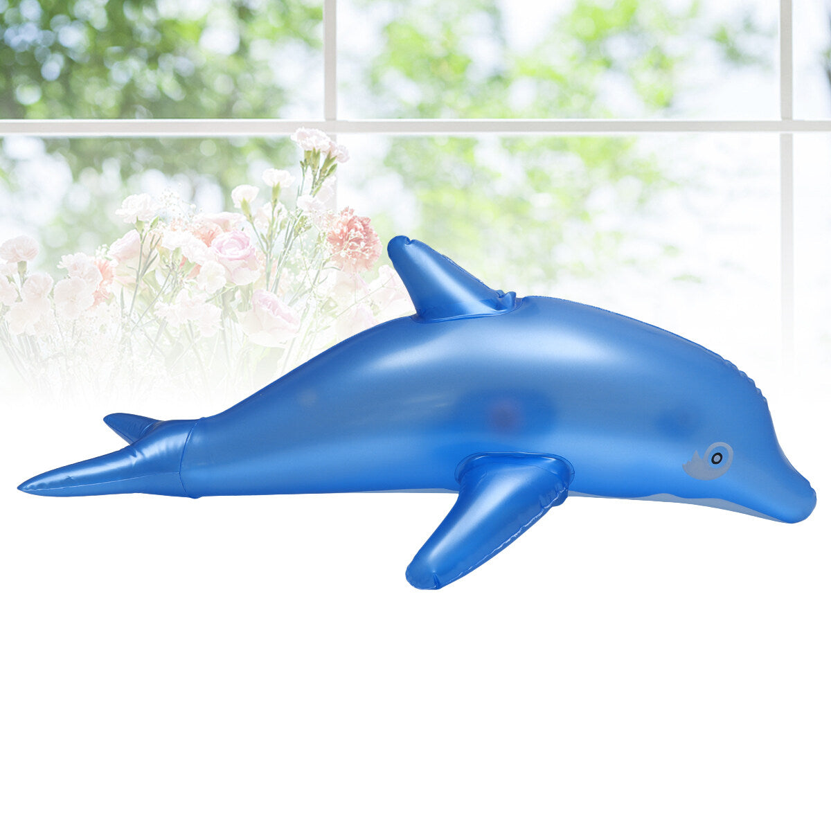 Inflatable Dolphin Bath Toy (Blue) Y906