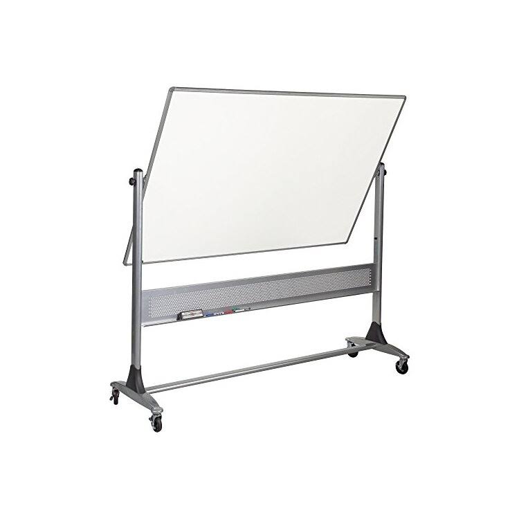 48 inch x 72 inch White Plastic Dry Erase Board D5822