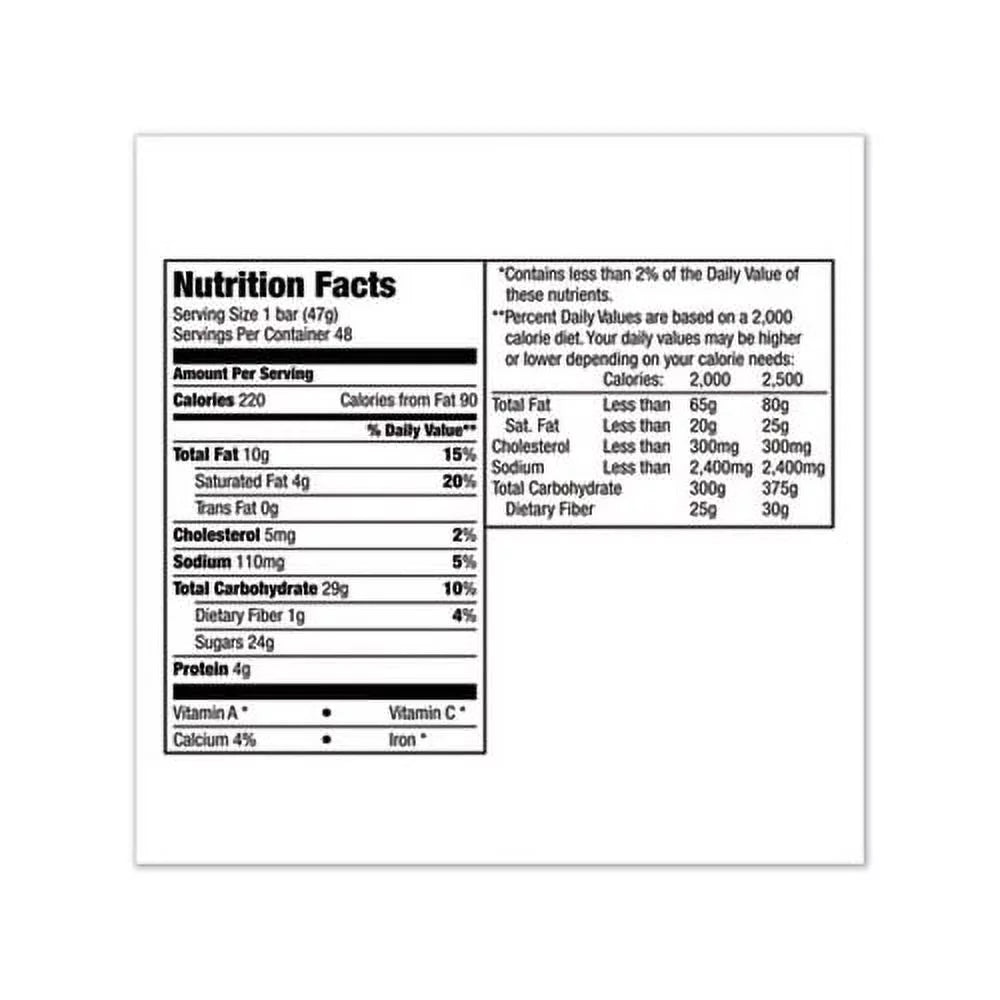 Milk Chocolate Bars 3.29 oz 24/Box J23290
