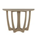 Wood Console Table with Carved Leg in Natural I233235