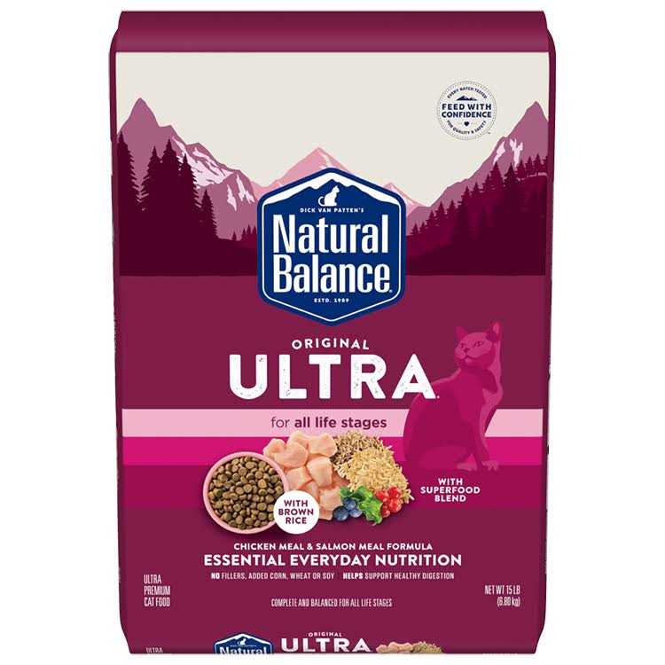 Indoor Chicken & Salmon Meal Dry Cat Food J392