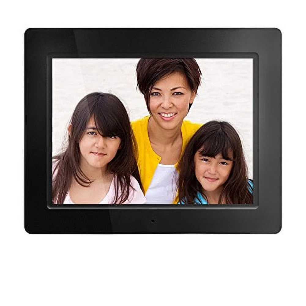 12" Hi-Res Digital Photo Frame with 4GB Memory and Remote, Black V476386