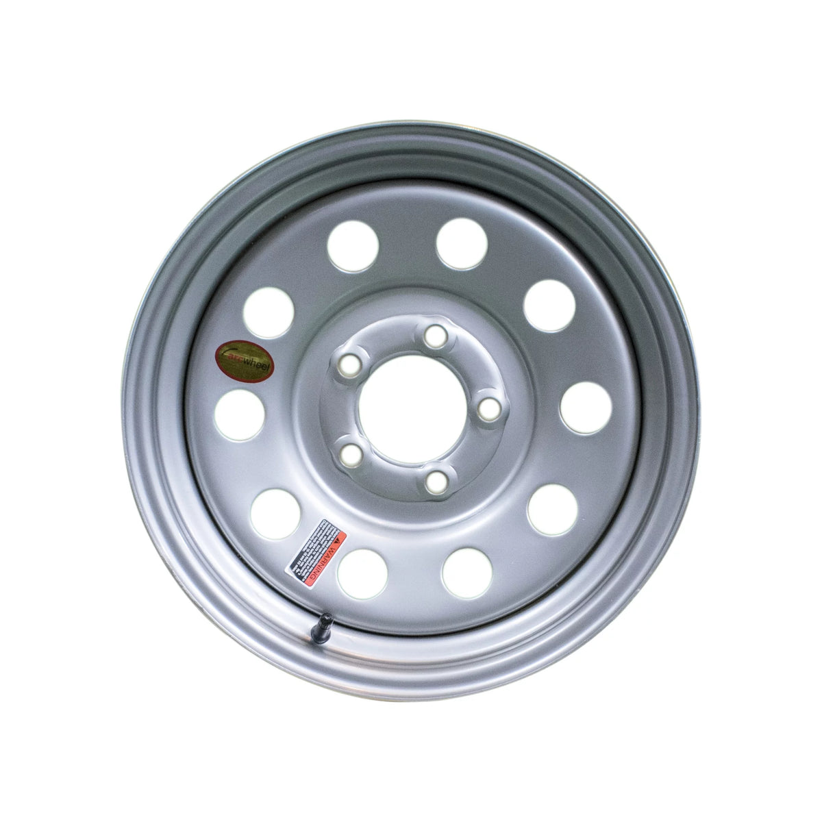 Silver Modular Steel Trailer Wheel 15 x 5 Rim 5 on 4.5 B5963
