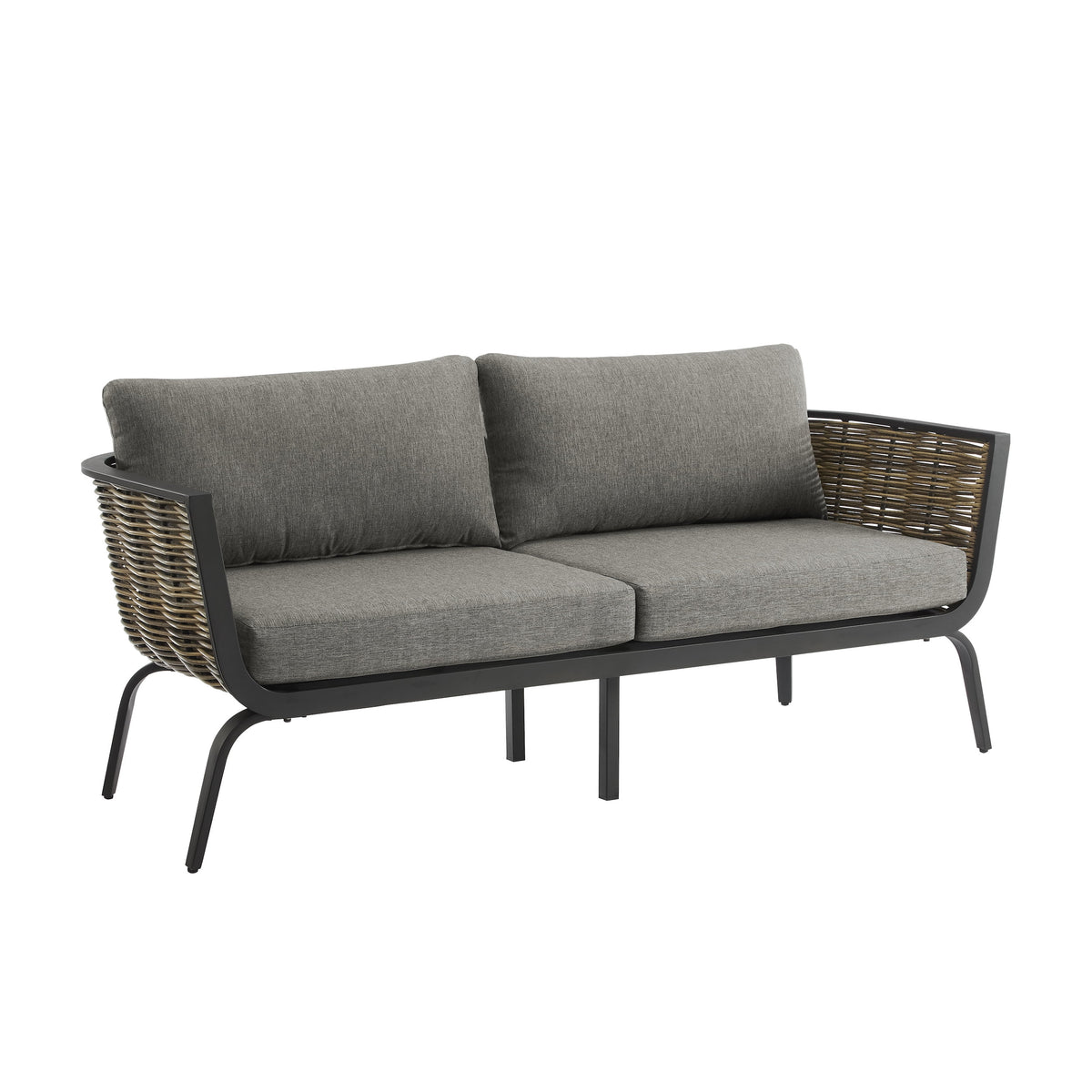 Black Outdoor Loveseat I71560